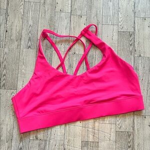 Zyia Pink Strappy Sports Bra size XXXL